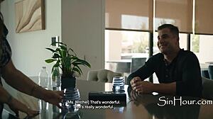 Pastors Wife Syren De Mer Blackmails And Dominates Submissive Christian Virgin Nathan Bronson In Rough Taboo Sex