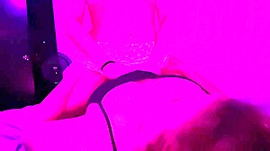 Big tongue sucking contrasts with gentle lesbian kisses from curvy latina friends before bed