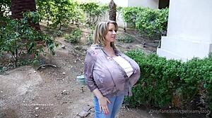 chelsea charms unbuttons her top