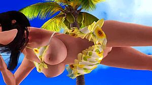 doa5 naotora poses topless in gravure studio - 10 q