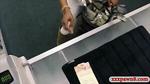 Does Ebony Babe Crave Pawn Keeper's Pounding?