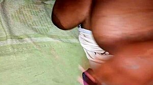 why does this amateur milf with big tits scream so loud during homemade hardcore action?