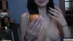 Blonde and brunette friends enjoying time together