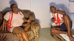 Having an intense chat with my co-worker about key topics