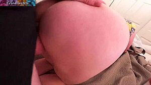 i pound my busty blonde stepmom's big ass in doggystyle with creampie in our bedroom