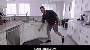 sexy petite hipster nerd leana lovings fucked by damon dice!