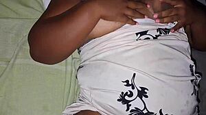 why does this amateur milf with big tits scream so loud during homemade hardcore action?