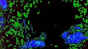 Intense cock sucking session in blue room with ebony performer