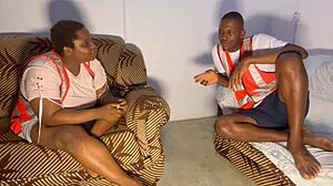 Having an intense chat with my co-worker about key topics