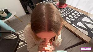 Hey, I totally banged my stepmom while she was chatting on the phone with her boss. It was so risky!