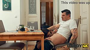 Daddy4k Small 18+-Titted Brunette Professionally Cheats On Bf In Next Room