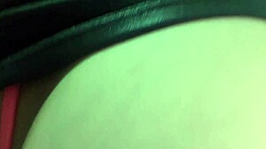 in this narrative a calcinha so small traps the grelho on her swollen big tits latina pussy during massage