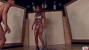 hey, check out skillful japanese stripper kurea muto riding that cock