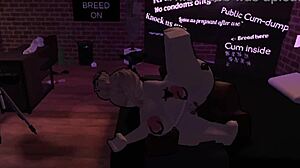 Seductive Black Prostitute With Big Ass Gets Fucked In Roblox By Monster Cock