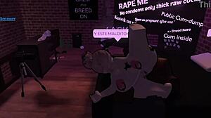 Seductive Black Prostitute With Big Ass Gets Fucked In Roblox By Monster Cock