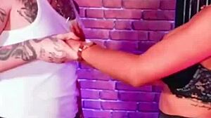 Tattooed Guy Pounds Latina Hardcore with Big Cock in Stockings and Heels