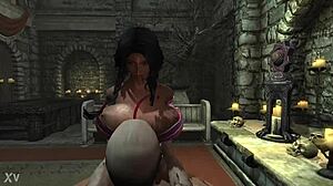 I can't get enough of Skyrim and its epic cartoon adventures in the wild