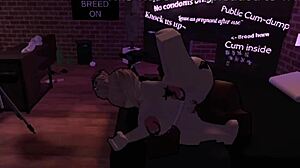 Seductive Black Prostitute With Big Ass Gets Fucked In Roblox By Monster Cock