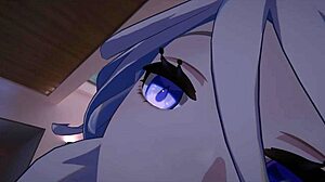 hey, yukoshvr shows kafka and furina switching with goth boy