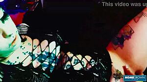 Wild Brunette Babe Tenshii Tushii Bent Over For Intense Cock Sucking And Demolition