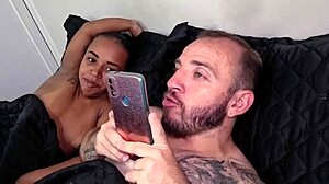 We called a prostitute for menage with our bisexual dwarf couple doing ass licking and cum swapping in group orgy