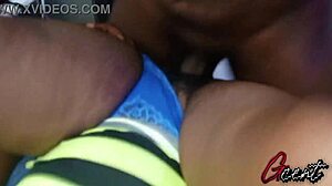 Sexy Big Ass Friend Arrives In Short Dress With Fresh Laps For Quickie Pounding. Her Tight Wet Pussy Gets Monster Big Black Cock Missionary Drilling.