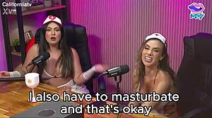 Gostosas unleash wild lesbian licking in brazilian lingerie