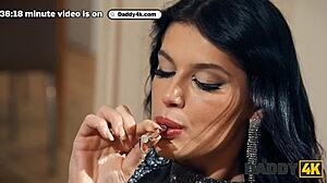 Daddy4k Small 18+-Titted Brunette Professionally Cheats On Bf In Next Room