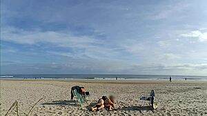 Unexpected Public Beach Anal Creampie For Big Tits Milf With Monster Cock In Ass!