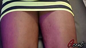 Sexy Big Ass Friend Arrives In Short Dress With Fresh Laps For Quickie Pounding. Her Tight Wet Pussy Gets Monster Big Black Cock Missionary Drilling.