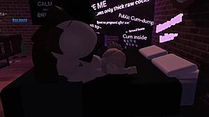 Seductive Black Prostitute With Big Ass Gets Fucked In Roblox By Monster Cock