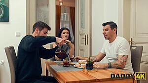 Daddy4k Small 18+-Titted Brunette Professionally Cheats On Bf In Next Room