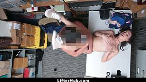 i'm the loss prevention officer punishing this shoplifter so she never steals again at lifterhub