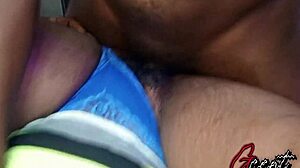 Sexy Big Ass Friend Arrives In Short Dress With Fresh Laps For Quickie Pounding. Her Tight Wet Pussy Gets Monster Big Black Cock Missionary Drilling.