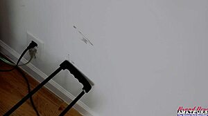 Petite Busty Blonde Annie Archer Masturbates