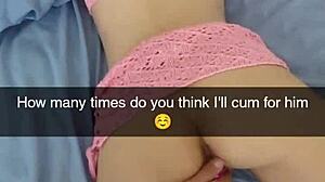 Cheating girlfriend becomes cumslut!