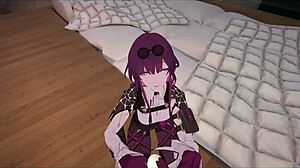 hey, yukoshvr shows kafka and furina switching with goth boy