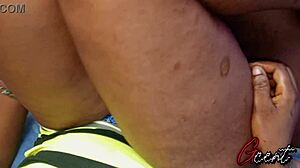 Sexy Big Ass Friend Arrives In Short Dress With Fresh Laps For Quickie Pounding. Her Tight Wet Pussy Gets Monster Big Black Cock Missionary Drilling.