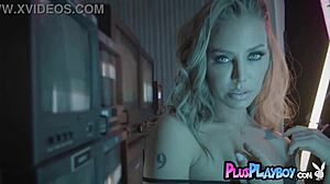 Big Tits Black Milf Kira Noir Poses for Playboy with Big Ass Milf La Sirena 69