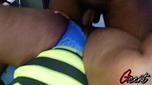 Sexy Big Ass Friend Arrives In Short Dress With Fresh Laps For Quickie Pounding. Her Tight Wet Pussy Gets Monster Big Black Cock Missionary Drilling.