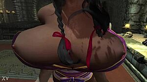 I can't get enough of Skyrim and its epic cartoon adventures in the wild