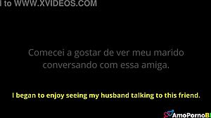 Cuckquean watches her husband enjoy anal assfucking with big ass Brazilian friend in intriguing 1on1 session.