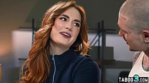 Redhead bbw milf siri dahl licks and rides bfs throbbing cock