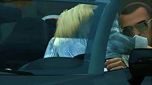 Gta 5 scene hints at a seductive car encounter with a mysterious lady
