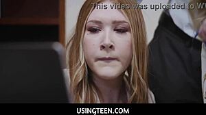 i freeuse redhead teen intern and blonde milf assistant in taboo fantasy