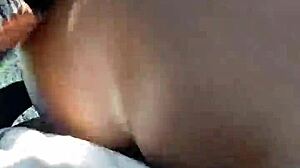 Watch Her Get Totally Destroyed In The Bushes By That Massive Ebony Cock!