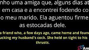 Cuckquean watches her husband enjoy anal assfucking with big ass Brazilian friend in intriguing 1on1 session.