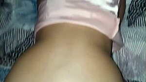 Homemade anal hurts after long break with unfaithful latina wife