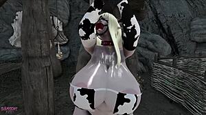 Watch cowgirl riding with big tits bondage on chubby bound monster elf and orc!