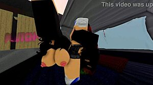 tired girl woken up by hard cock creampie in tight pussy outdoors